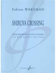 WAKSMAN F.-Shibuya Crossing para Quinteto de Viento y Piano