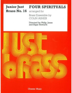 ASHER C.-Spirituals 4 para 2 Trompetas, Trompa y Trombon (Col. Junior Just Brass nº16)