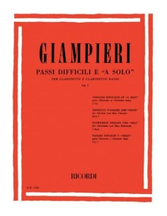 GIAMPIERI A.-Passages difficiles 1er pour clarinette (Giampieri)