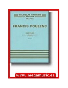 POULENC F.-Sexteto para Flauta, Oboe, Clarinete, Fagot, Trompa y Piano (Partitura y Partes)