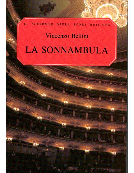 BELLINI-La Sonambula para Canto y Piano
