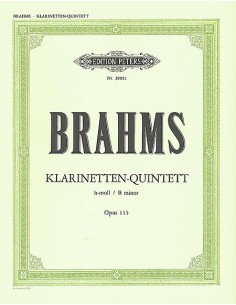BRAHMS J.-Quinteto Op.115 en Si menor para Clarinete en La, 2 Violines, Viola y Violoncello (Partes)