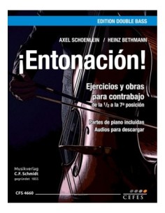 BERTHMANN & SCHOENLEIN-Entonacion, Ejercicios y Obras para Contrabajo y Piano