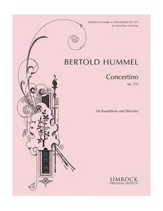 HUMMEL B.-Concertino Op.27a para Corno di Bassetto y Piano