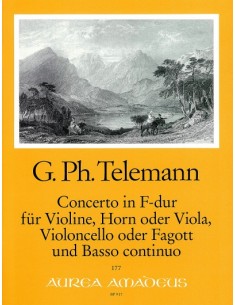 TELEMANN G.P.-Quartett F-Dur (TWV:43/f6) (Partitur/Stimmen)