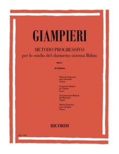 GIAMPIERI A.-Progressive Method 1º for Clarinet