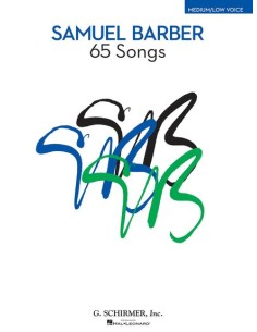 BARBER S.-Canciones (65) para Voz Baja y Piano