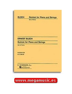 BLOCH E.-Quinteto con Piano nº 1 (Partes)