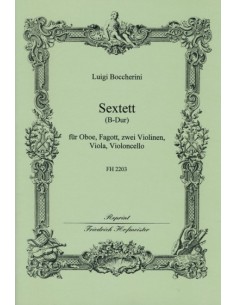 BOCCHERINI L.-Sexteto para Oboe, Fagot, 2 Violines, Viola y Violoncello (Partes)