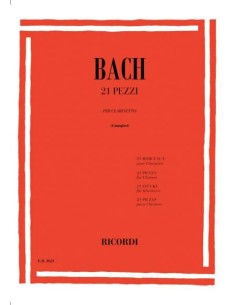 BACH J.S.-Piezas (21) para Clarinete (Giampieri)