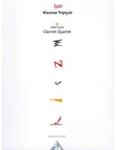 CURTIS M.-Klezmer Triptyque pour 4 clarinettes