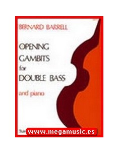 BARRELL B.-Opening Gambits para Contrabajo y Piano