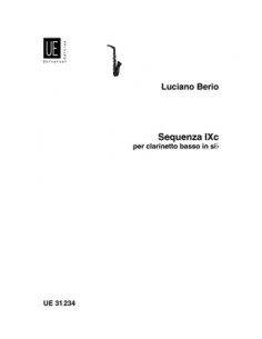 BERIO L.-Sequenza IXc para Clarinete Bajo (Parisi)
