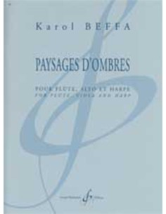 BEFFA K.-Paysages d'ombres para Flauta, Viola y Arpa