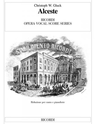 GLUCK C.W.-Alceste para Canto y Piano