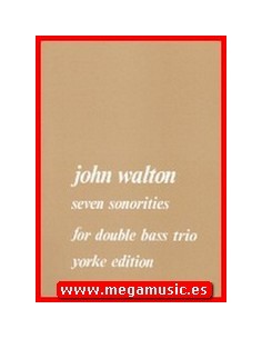 WALTON J.-Sonorities (7) para 3 Contrabajos