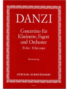 DANZI F.-Concertino para Clarinete, Fagot y Piano (Partes)