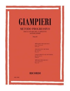 GIAMPIERI A.-Méthode Progressive 2º pour clarinette