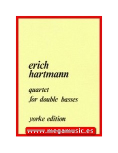 HARTMANN E.-Quartet (1971) per 4 contrabbassi
