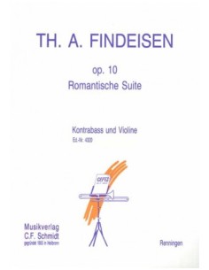 FINDEISEN T.A.-Suite Romantica Op.10 para Contrabajo y Violin