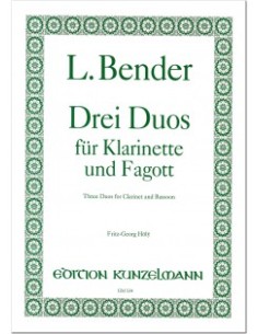 BENDER L.-Duos Concertantes para Clarinete y Fagot