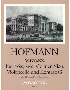 HOFMANN H.-Serenata Op.65 para Flauta, 2 Violines, Viola, Violoncello y Contrabajo (Pauler)