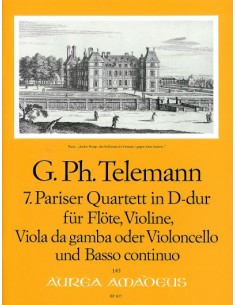 TELEMANN G.P.-Quartett D-Dur (TWV:43/d3) (Partitur/Stimmen)