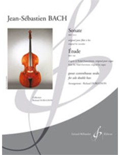 BACH J.S.-Sonata (BWV:1013) y Estudio (BWV:598) para Contrabajo (Dubugnon)