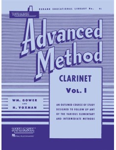 RUBANK-Advanced Method für Klarinette Vol.1 (Voxman/Gower)