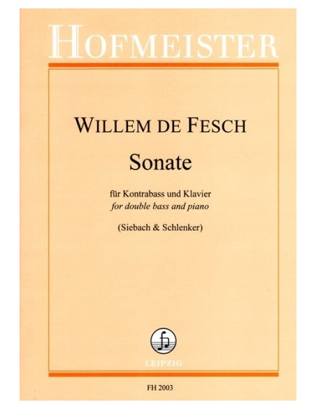 FESCH W.-Sonata per 2 contrabbassi (Siebach/Schlenker)