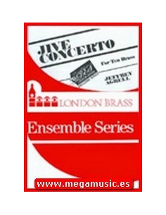 AGRELL J.-Jive Concerto para 10 Instrumentos de Viento Metal (Partitura y Partes)