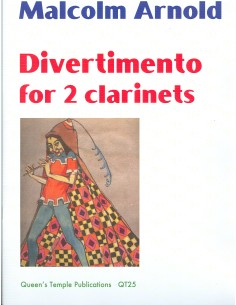 ARNOLD M.-Divertimento para 2 Clarinetes