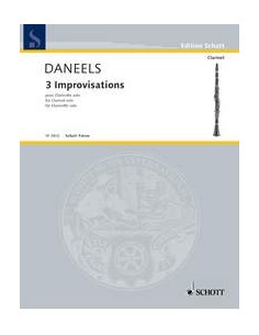 DANEELS F.-Improvisations (3) para Clarinete