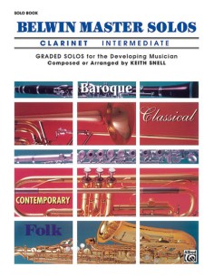 SNELL K.-Belwin Master Solos Vol.1 Intermediate para Clarinete