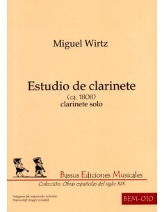 WIRTZ M.-Study for Clarinet (Rubio)