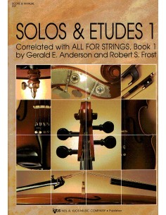 ANDERSON & FROST-All for Strings: Solos and Etudes Vol.1 (Manual Profesor)