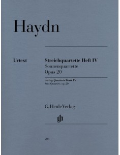 HAYDN J.-String Quartets Vol. 4th: Op.20 (Parts) (Urtext)