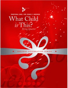ANDERSON D.-What Child Is This para 2 Violines, Viola y Voloncello (Partitura/Partes)