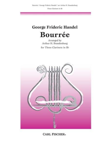 HAENDEL G.F.-Bourree per 3 clarinetti