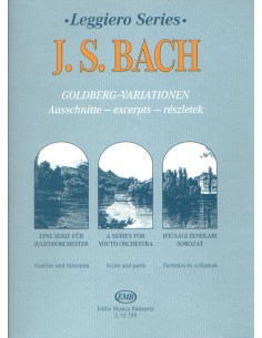 BACH J.S.-Variaciones Goldberg (BWV:988) para Orquesta de Cuerdas (Partitura y Partes) (Vigh)