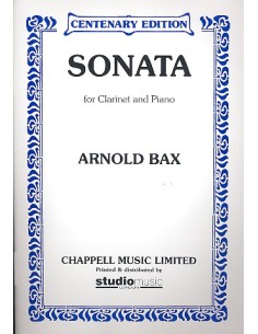 BAX A.-Sonata per clarinetto e pianoforte