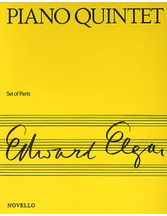 ELGAR E.-Quinteto para Quinteto de Cuerdas con Piano (Partitura y Partes)