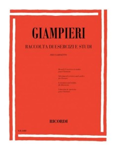 GIAMPIERI A.-Raccolta di 80 esercizi e studi per clarinetto
