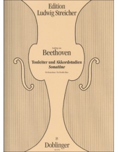 BEETHOVEN L.V.-Sonatina para Contrabajo y Piano (Streicher)