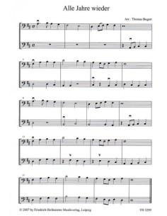 BUGERT T.-Merry Christmas para 2 Contrabajos (Audio Onine) 2