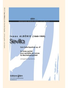 ALBENIZ I.-Sevilla Op.47 nº 3 para Quinteto de Viento Metal (Santos)