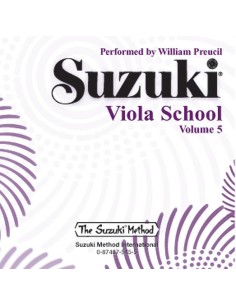 SUZUKI S.-5th School for Viola (CD Accompaniment) (Preucil)