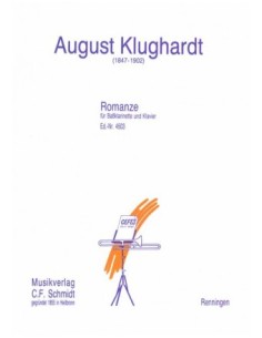 KLUGHARDT A.-Romanze para Clarinete Bajo y Piano