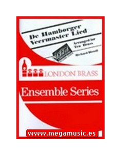 ANONIMO-De Hamborger Veermaster Lied para 10 Instrumentos de Viento Metal (Partitura y Partes)