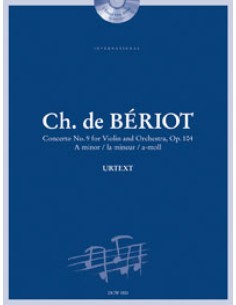BERIOT-Concierto nº 9 en La menor Op.104 para Violin y Orquesta (Grado Superior) (Inc. 2 CD)